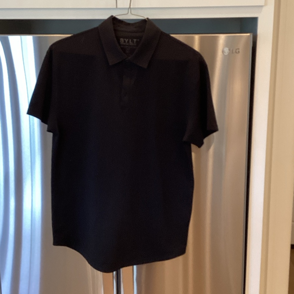 BYLT Black Men's Polo Shirt